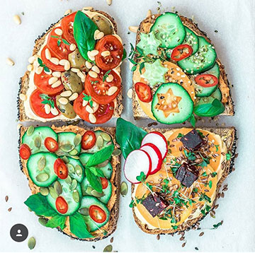 ljetne foto ideje za instagram sendvič