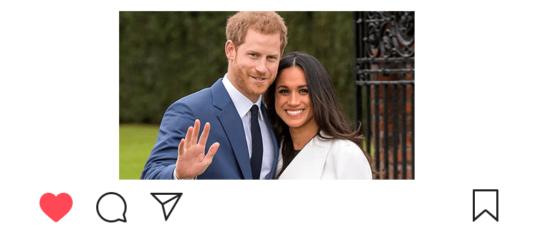 Princ Harry i Meghan Markle Instagram