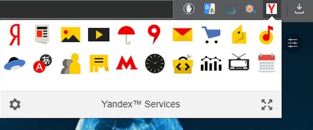 Usluge Yandex