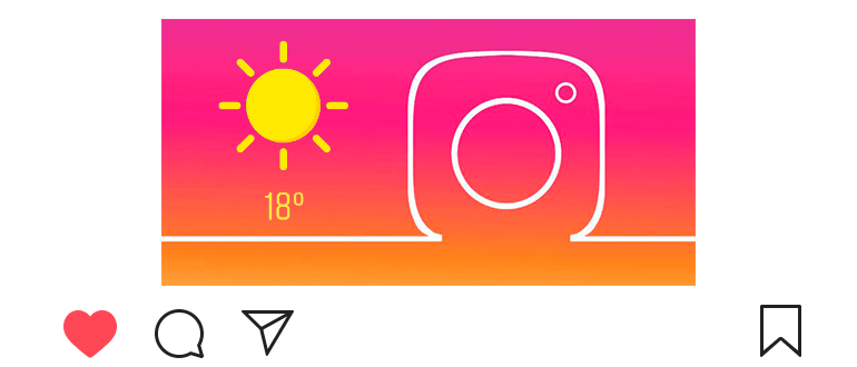 Kako postaviti temperaturu na Instagramu