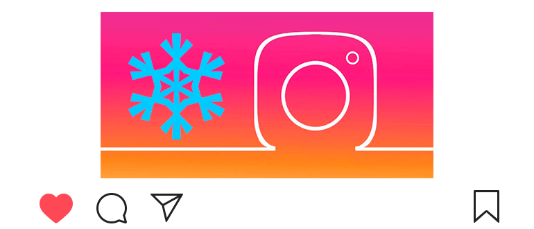 Kako napraviti snijeg na Instagramu