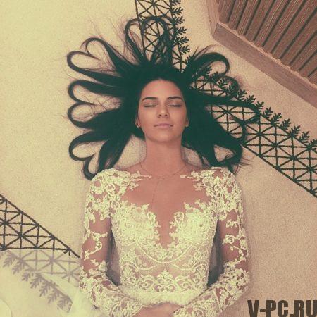 Kendall Jenner na Instagram fotografiji