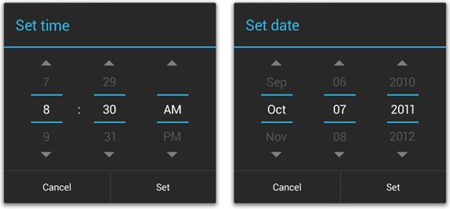 Datum i vrijeme na Androidu