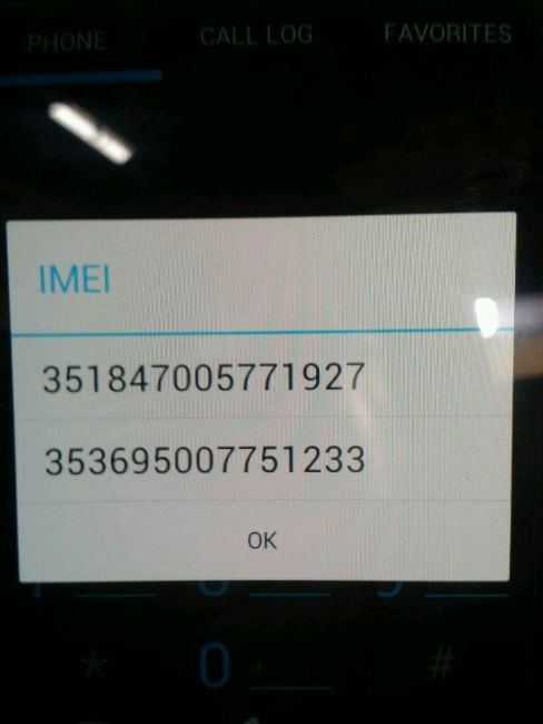 IMEI na Androidu