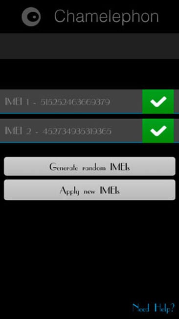 Chamelephon - program za promjenu IMEI na Androidu