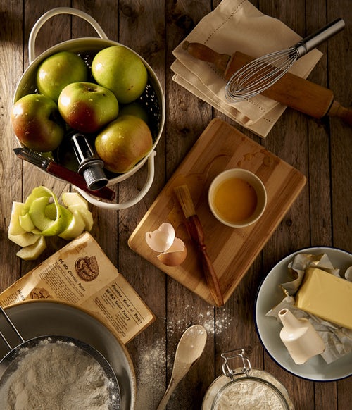 Jesenske ideje za fotografije za Instagram - izgled jabuka u kuhinji