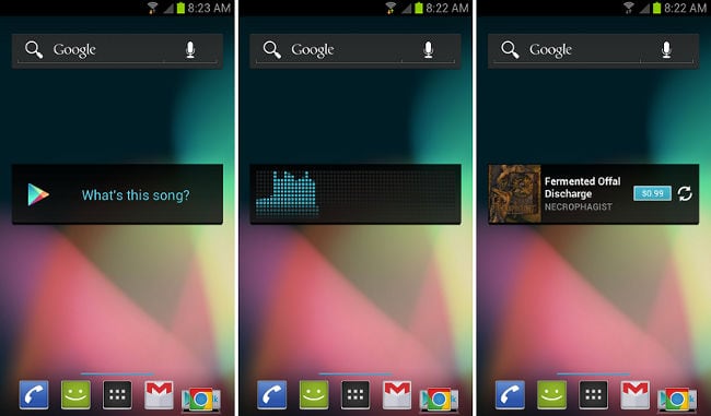 Pretraživanje glazbe zvukom u Google Play Music