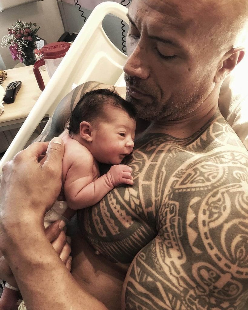 Dwayne Rock Johnson sa kćeri Tiana Instagram