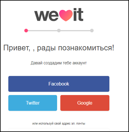 Registrirajte se na WeHeartIt